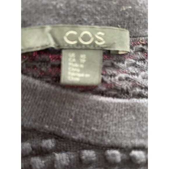 COS Pullover Top Textured Stretch Knit - Picture 8 of 8